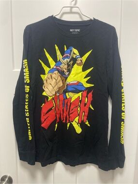 Hot Topic Black My Hero Academia All Might Graphic Tee